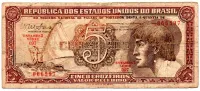 C112 - 5 Cruzeiros - Série 097 - Índio - Data: 1962 - R