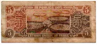 C112 - 5 Cruzeiros - Série 103 - Índio - Data: 1962 - BC - Foto 2