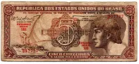 C112 - 5 Cruzeiros - Série 103 - Índio - Data: 1962 - BC