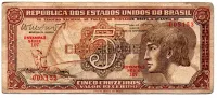 C112 - 5 Cruzeiros - Série 107 - Índio - Data: 1962 - BC