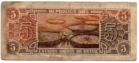 C112 - 5 Cruzeiros - Série 107 - Índio - Data: 1962 - BC - Foto 2