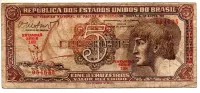 C112 - 5 Cruzeiros - Série 108 - Índio - Data: 1962 - BC