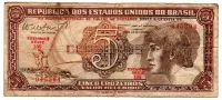 C112 - 5 Cruzeiros - Série 108 - Índio - Data: 1962 - BC
