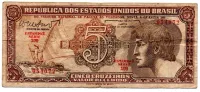 C112 - 5 Cruzeiros - Série 109 - Índio - Data: 1962 - BC