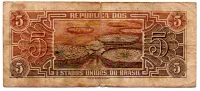 C112 - 5 Cruzeiros - Série 110 - Índio - Data: 1962 - BC - Foto 2