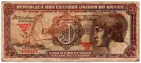 C112 - 5 Cruzeiros - Série 110 - Índio - Data: 1962 - BC