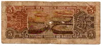 C112 - 5 Cruzeiros - Série 111  - Índio - Data: 1962 - UTG - Foto 2
