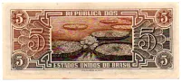 C111 - 5 Cruzeiros - Série 008 - Índio - Data: 1961 - SOB - Foto 2
