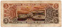 C111 - 5 Cruzeiros - Série 032 - Índio - Data: 1961 - BC - Foto 2
