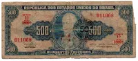 C119 - 50 Centavos (Sobre 500 Cruzeiros) - 1° Estampa - Série 1809 - D. João VI - Data: 1967 - UTG