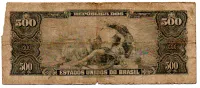 C119 - 50 Centavos (Sobre 500 Cruzeiros) - 1° Estampa - Série 1809 - D. João VI - Data: 1967 - UTG - Foto 2