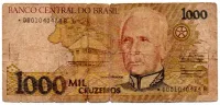 C217a - *Asterisco - 1000 Cruzeiros - Cândido Rondon - Data: 1990 - UTG