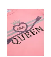 Vestido  Infantil Fakini Kids Queen Rosa Feminino  - Foto 3