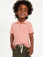 Camisa Polo Infantil Carter's Slub Azul Masculino  - Foto 3