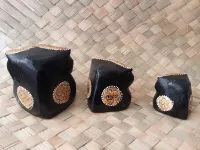 Conjunto Corujas Madeira Acacia Wood Tailândia 2 Modelos - Foto 3