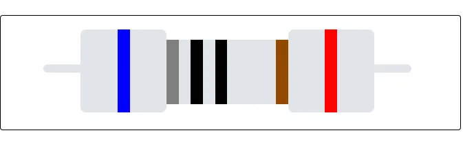 RESISTOR 680R 1/4W 1%  