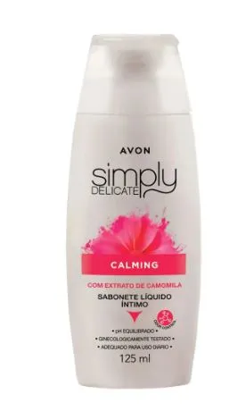 Sabonete ìntimo Líquido Simply Delicate Avon 100ml.
