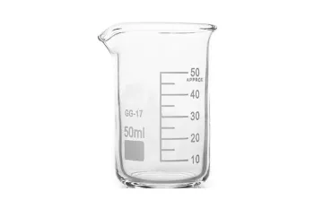BEQUER DE VIDRO FORMA ALTA 50ML 