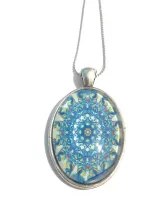 Pingente Mandala  & Cordão Prateado  5 Modelos - Foto 4