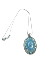 Pingente Mandala  & Cordão Prateado  5 Modelos - Foto 9