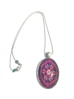 Pingente Mandala  & Cordão Prateado  5 Modelos - Foto 10