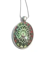 Pingente Mandala  & Cordão Prateado  5 Modelos - Foto 11