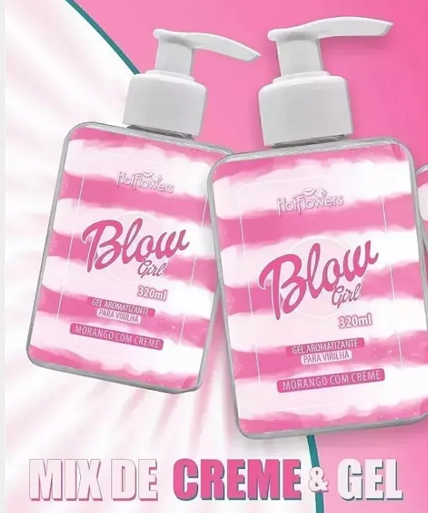 Blow Girl  Gel hidratante aromatizante para o corpo e virilha beijável - Foto 2