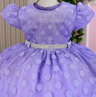 Vestido Festa Lilás  Menina Bonita - Foto 2