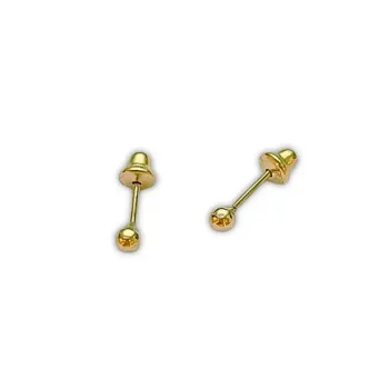 Brinco Ouro 18k bola baby 2,0 mm - BR027
