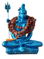 ESGOTADO! statueta Shiva com Japamala  Gesso - Foto 6