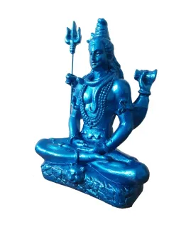 ESGOTADO! statueta Shiva com Japamala  Gesso - Foto 2