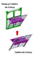 Tampa p/ Cadeirinha Ecoflex 150L - Foto 2