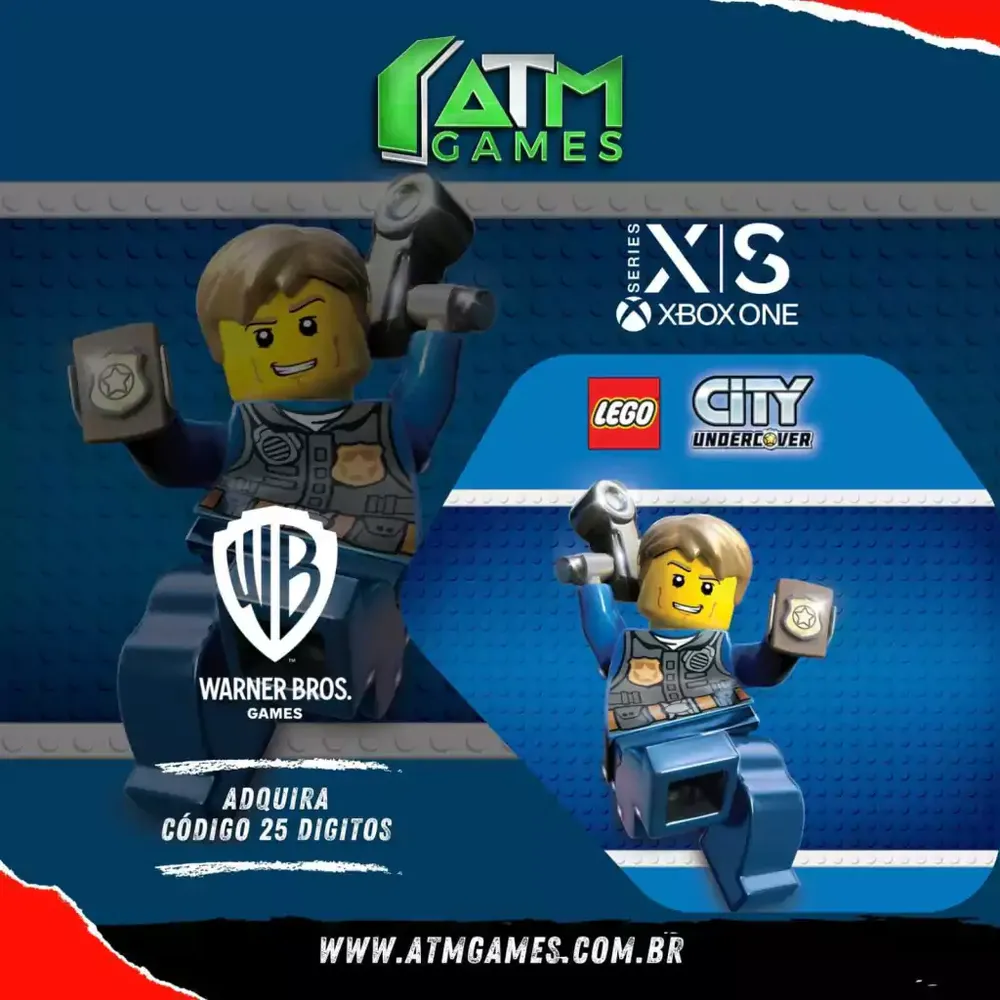 LEGO CITY Undercover - Código 25 Dígitos  