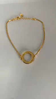 Pulseira Círculo da Esperança - Banhado Ouro 18k