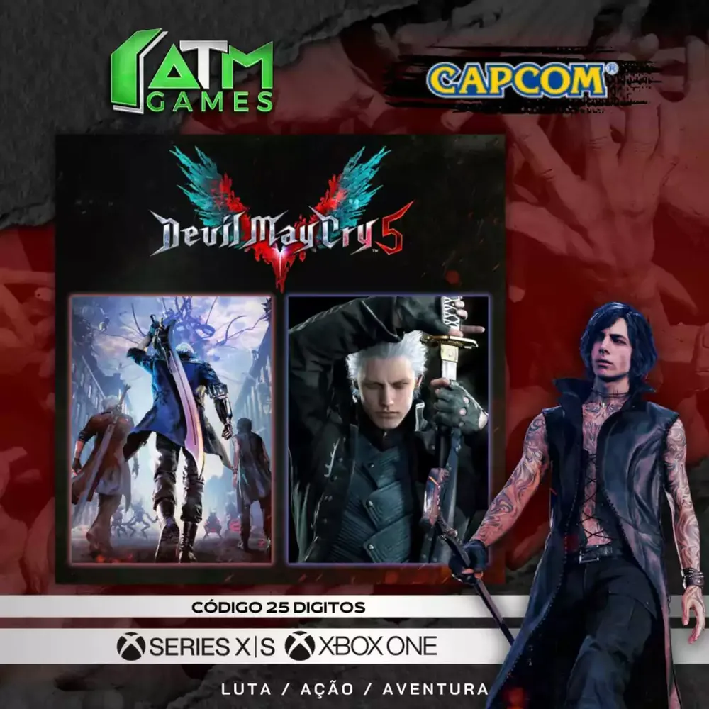 Devil May Cry 5 + Vergil - Código 25 Dígitos  