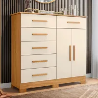 Cômoda Xangai  6GV e 2pt 1,20 - Foto 3