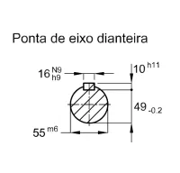 Motor Elétrico Weg 40cv Trifásico 220/380/440v 4p 1800rpm Ip55 W22 - 11280268 - Foto 7