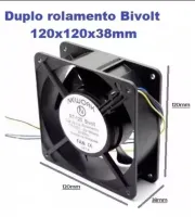 Mini Ventilador Cooler Fan 220V PARA MAQUINA DE BRONZE - Foto 2