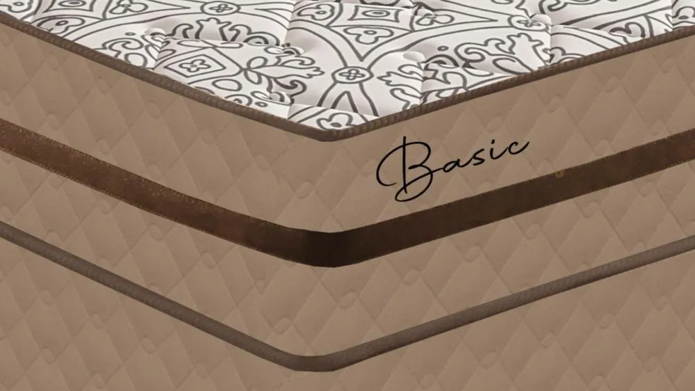 Colchão  queen Molas Ensacadas Basic Paropas D80 24 cm altura ate 150 KG promoção Imagem