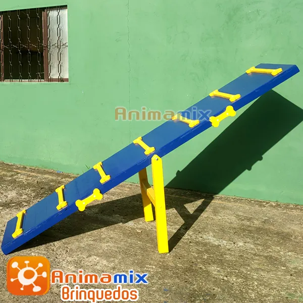 Gangorra Ossinhos Colorida para Cachorros
