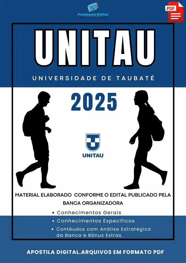 Apostila UNITAU Analista de Sistemas Sênior 2025 Imagem