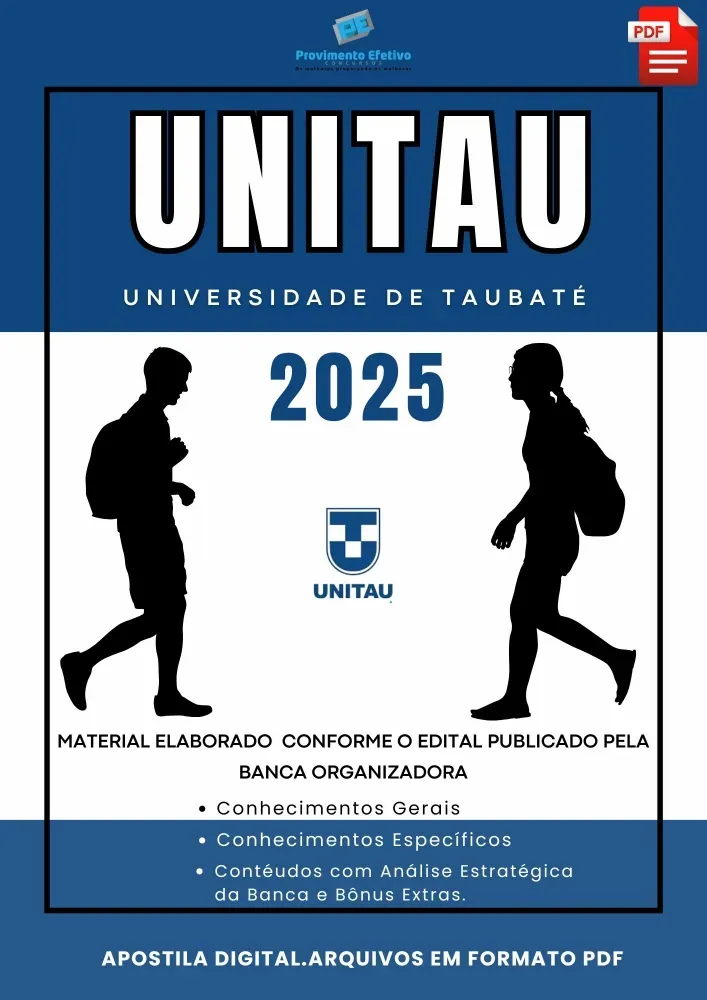 Apostila UNITAU Contador 2025 Imagem