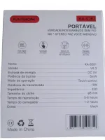 Fone de Ouvido Earbuds Sem Fio Bluetooth Kapbom KA9281 - Foto 3