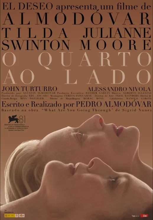 O Quarto ao Lado (2024) Pedro Almodóvar DVD - legendas em português Imagem