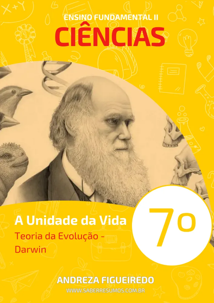 080 - Ciências - A Unidade da Vida - Teoria da Evolução - Darwin - 7º ano - PDF com 5 páginas Imagem