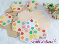 G1.834  Gabarito de Moldes em MDF Pareamento das Cores  - Foto 3