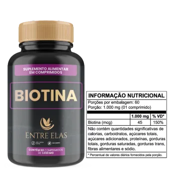 Biotina 1000mg 60 Comprimidos - Foto 2