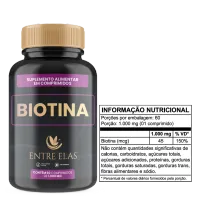 Biotina 1000mg 60 Comprimidos - Foto 2