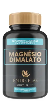 Magnesio Dimalato - Entre Elas - 60 Comprimidos