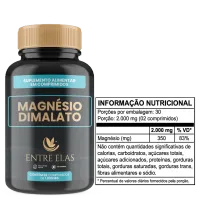 Magnésio Dimalato 1000mg 60 Comprimidos - Foto 2
